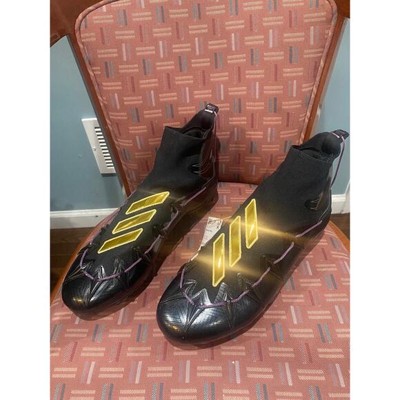 New adidas Freak Ultra Football Cleats Marvel Black Panther GV9265 Men Sz 12 NWT - Picture 2 of 8
